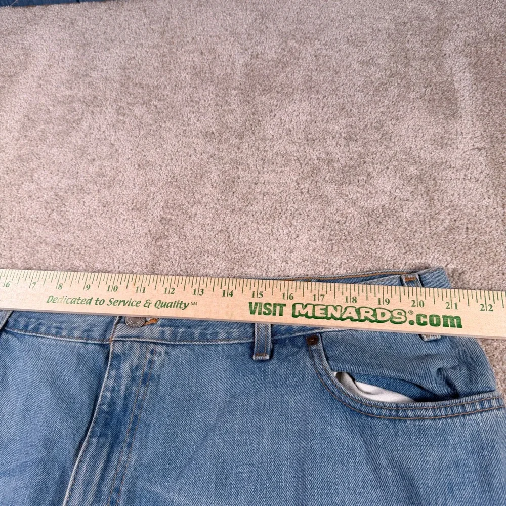 Levi's 515 Boot Cut Jeans Women 24M (FITS 42x31) Blue Made in USA Vintage READ